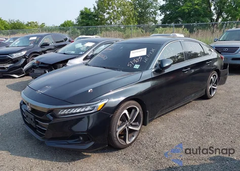 2022 Honda Accord Sport z USA, uszkodzony, nr VIN 1HGCV1F35NA061806